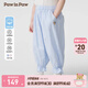 PawinPaw【防蚊】卡通小熊童裝2025年春夏新款女寶寶寬松休閑純棉防蚊褲 Blue藍色/50 110 cm