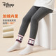 迪士尼女孩打底褲春秋加絨保暖長(cháng)褲兒童緊身褲子SP98489深灰加絨款 120