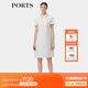 PORTS寶姿春季新品女裝時(shí)尚燙鉆裝飾連衣裙ALP8D043PWQ076 奶白色 L (8)