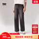 Levi's李維斯冬暖系列女士High Loose寬松高腰闊腿直筒美式牛仔褲 黑色 28 (29)