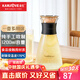 金灶（KAMJOVE） 耐熱玻璃醒酒器紅酒扎家用冷水壺大容量涼水壺果汁扎壺玻璃壺 TP-504（1200ml）