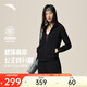 安踏易打理運動(dòng)套裝女款秋季新款針織連帽開(kāi)衫針織長(cháng)褲跑步休閑兩件套
