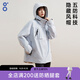 BODACHEL木蘭寬松沖鋒衣女戶外三合一外套防風(fēng)防水風(fēng)衣男秋冬加厚滑雪夾克 【男女同款】煙云藍(lán) 五防外殼 XL