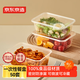 京東京造 一次性飯盒餐盒打包食品級可微波方形帶蓋燒烤露營(yíng)900ml【50套】