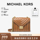 MICHAEL KORS禮物輕奢MK女包WHITNEY皮質(zhì)鏈條單肩斜挎信封包 大號 橡果棕色