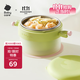 babycare兒童餐具寶寶注水保溫碗吸盤(pán)碗輔食碗防摔嬰幼兒恒溫碗拉文迪青