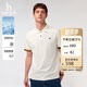 哈吉斯（HAZZYS）男裝25夏PHIZ涼感短袖POLO衫ASTZE0CBI23 米黃色OW L（175/96A48