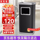 KUK酒店垃圾桶煙灰桶不銹鋼大堂室外立式走廊帶煙灰缸滅煙頭垃圾筒