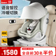 貝思貝特（besbet）追夢(mèng)號(hào)兒童安全座椅0-12歲嬰兒寶寶汽車(chē)用i-Size認(rèn)證智能通風(fēng)加熱 薄荷綠（智能款）