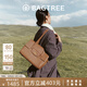 BAGTREE明星同款包包樹(shù)海豚包輕奢品牌植鞣皮托特包大容量通勤女士電腦包 大號-烤棕色 能裝14寸MacBook 高級小眾