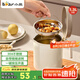 小熊（Bear）濾油壺304不銹鋼 帶濾網(wǎng)豬油罐 大容量廚房油瓶食品級油罐壺1.3L