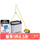 達億瓦（DAIWA） EVA 打水桶 活餌取水袋 （活餌桶附網(wǎng)蓋) 漁具小配件工具 M21CM白色活餌桶