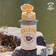 HALEIWA HAPPY MARKET保溫杯直飲不銹鋼寶寶兒童水杯幼兒園大容量吸管杯小學(xué) 黃蓋logo熊一杯三蓋600ml