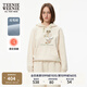 Teenie Weenie小熊女裝衛(wèi)衣冬季學(xué)院時(shí)尚連帽簡約基礎(chǔ)休閑抽繩上衣 燕麥色 M (165)