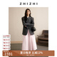 致知ZHIZHI 南呂 灰色西裝外套女24秋季新款敲細支羊毛知識分子風(fēng) 深灰色 S