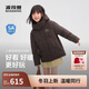 波司登25年冬羽絨服鴨絨男女兒童5A抗菌寬松短款加厚防寒連帽外套