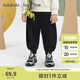 巴拉巴拉balaOne寶寶長褲加絨彎刀褲男童女童2025冬季香蕉褲208425108206