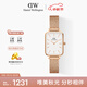 丹尼爾惠靈頓（DanielWellington）DW手表女士經(jīng)典小方表時(shí)尚歐美表七夕禮物送女友DW00100431