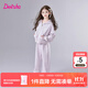 笛莎（DEESHA）童裝女童秋套裝2025年秋冬季新款中大童寬松休閑針織兒童運(yùn)動(dòng)套裝 柔紫色 150