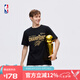 NBA官方2024-25賽季總冠軍紀(jì)念亞歷山大奪冠雷霆T恤短袖男t恤上衣 黑色(俄克拉荷馬雷霆) 3XL