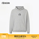 CHINISM CH赤塵經(jīng)典簡約logo印花連帽衛(wèi)衣男士春秋款休閑情侶帽衫上衣 花灰色 （偏寬松，建議拍小一碼） M