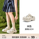 Semir女鞋洞洞鞋2025夏季新款軟底厚底沙灘外穿包頭涼拖鞋女SSM252023 巴洛克米色 40-41