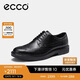 愛(ài)步（ECCO）商務(wù)皮鞋男 通勤正裝鞋德比鞋 都市倫敦系列525614 黑色41