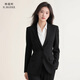 韓曼柯（HANMANKE）高端小西裝外套女商務(wù)通勤女裝西服單上衣氣質(zhì)高級(jí)感職業(yè)正裝套裝