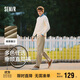 森馬（Semir）休閑褲男四季款寬松垂感直筒褲25秋冬季工裝運動(dòng)褲子109925127102