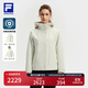FILA 斐樂(lè )官方女裝沖鋒衣夾克二合一2025冬新款健身運動(dòng)寬松連帽外套 淺粉灰-GY M 165/84A/M