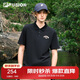 FILA FUSION斐樂(lè )潮牌男子針織短袖POLO衫2025夏休閑寬松上衣