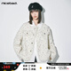 NICEBAD【官方正品】(原WORKSOUT)彩色波點(diǎn)小香風(fēng)外套潮流時(shí)尚 米白色 常規(guī) L