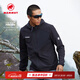 猛犸象（MAMMUT）Madris Light 男士戶外輕質(zhì)彈力舒適休閑外套華夫格絨中層夾克 黑色 M