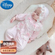 迪士尼（Disney）2025春秋季新款女?huà)雰簼M(mǎn)月百天禮服哈衣蕾絲公主爬服女寶寶周歲服 粉色 73cm