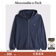 ABERCROMBIE & FITCH男裝女裝情侶裝25春季經(jīng)典小麋鹿運(yùn)動風(fēng)寬松連帽衛(wèi)衣KI122-5251 海軍藍(lán) M (180/100A)