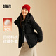 森馬（Semir）地理系列羽絨服女冬90鵝絨三防防風(fēng)收腰戶(hù)外101724113032