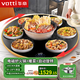 華帝（VATTI） 飯菜保溫板加熱菜板保溫板方形可旋轉圓形暖菜寶保溫餐桌熱菜器暖菜板加熱板 100CM電磁爐火鍋款(自動(dòng)旋轉)