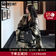 EORVEINT披肩圍巾女秋冬季外搭復古水墨畫(huà)斗篷外套生日小眾禮物送女友老婆 黑色【送老婆送女友送媽媽】 高級感送女朋友愛(ài)人實(shí)用高檔