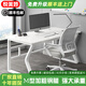 悅美妙辦公桌工作臺辦公室員工單人雙人工位桌子現代簡(jiǎn)約電腦桌臺式書(shū)桌 1米單人位+辦公椅