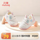 牧童童鞋女寶寶學(xué)步鞋春秋款軟底透氣網(wǎng)面男童機能鞋 軟糖粉 23碼