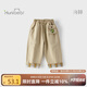 歡喜小熊男童褲子兒童秋季純棉長(cháng)褲寶寶衣服春秋休閑童裝