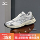 美津濃（MIZUNO）新款男女跑步運(yùn)動鞋 都市運(yùn)動搭配透氣復(fù)古機(jī)能跑步鞋 RACER V2