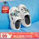 駱駝（CAMEL）洞洞鞋女時(shí)髦DIY原創(chuàng  )鞋花松糕厚底涼拖鞋 L24M071642 白色 38/39 