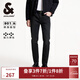杰克·瓊斯（JACK&JONES）男裝秋季多口袋水洗YKK拉鏈日常百搭簡(jiǎn)約修身牛仔褲男褲225132082 A15黑色牛仔 常規 32 175 W32/L32