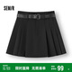 森馬（Semir）半身裙女腰帶西裝百褶裙顯瘦2025春季女團風(fēng)遮胯短裙109125120001