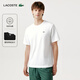 LACOSTE法國鱷魚(yú)男裝25秋冬新款經(jīng)典百搭重磅撞色純棉短袖T恤|TH2829 001/白色 S 3
