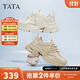 他她（TATA）珍珠貝老爹鞋女透氣薄款網(wǎng)面運動(dòng)鞋女2025秋新款CT801BM5 米杏/金 37