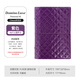 Filofax英國domino luxe A5 A6 A7亮面菱形活頁(yè)筆記本記事本手帳本活頁(yè)本創(chuàng  )意綁帶設計多功能企業(yè)團購定制 personal A6 紫色 027989