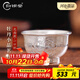 歸銀堂999純銀杯子牡丹杯純手工雪花銀水杯品茗杯功夫家用足銀茶杯茶具 亮面 30ml+證書+禮盒