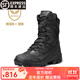 DRUNROCKS 君洛克高幫冬季戰術(shù)靴V底防刺戰術(shù)靴黑色耐磨登山靴D11088V 戰術(shù)黑 41